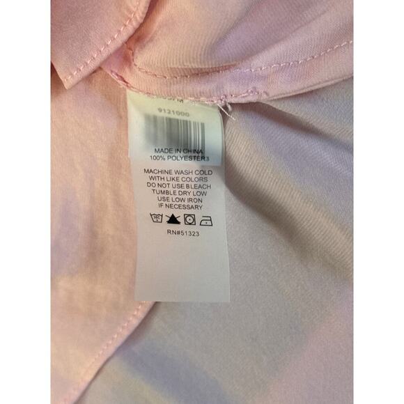 Women’s Vince Camuto Pink Sleeveless V-Neck Blouse Sz M - Picture 3 of 4